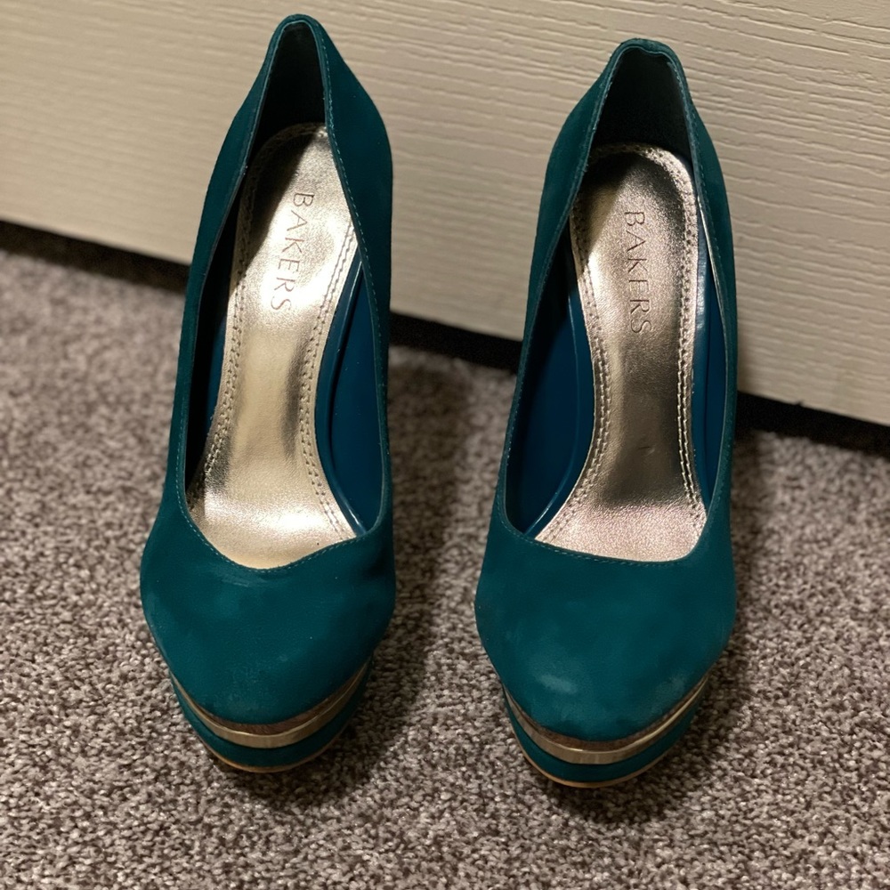 Baker’s five inch pumps